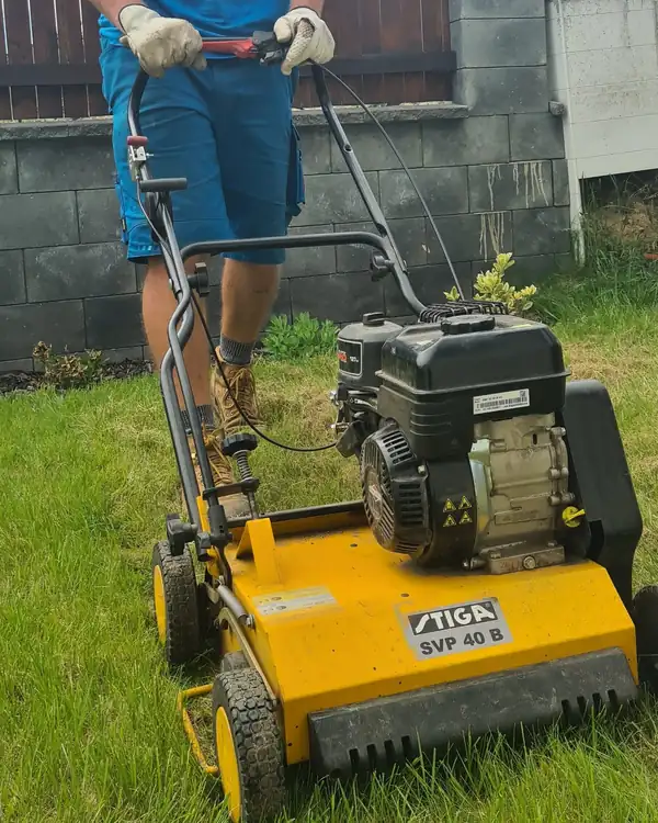 Vertikutace trávníku